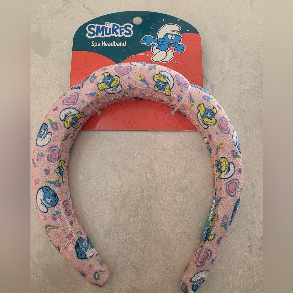 The Smurfs Pink Spa Headband